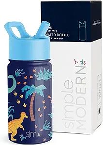 Simple Modern Kids Water Bottle with Straw Lid | Insulated Stainless Steel Reusable Tumbler for T... | Amazon (US)