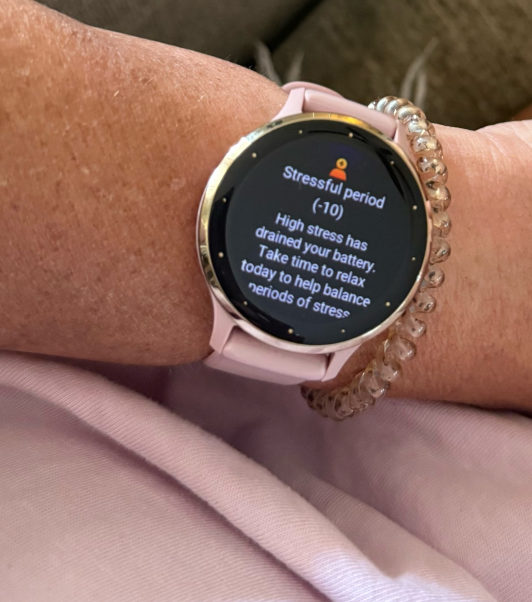My watch said I need to relax… as if that’s on today’s to-do list. 🤷‍♀️ @garmin #garmin #garminvenu3s

#LTKSaleAlert #LTKmomlife #LTKOver40