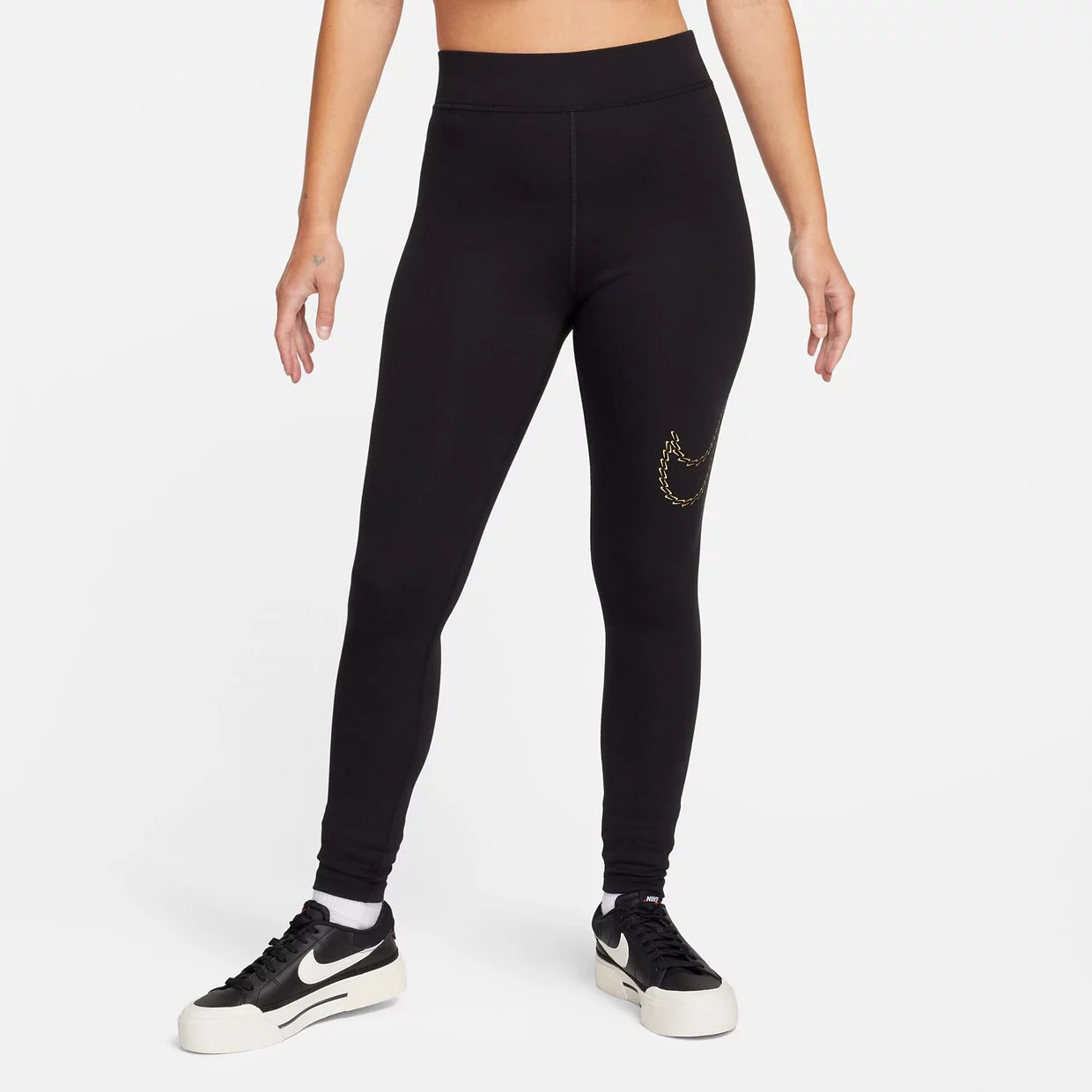 Women's Nike Sportswear Essentials High-Waisted Shine Leggings | Kohl's