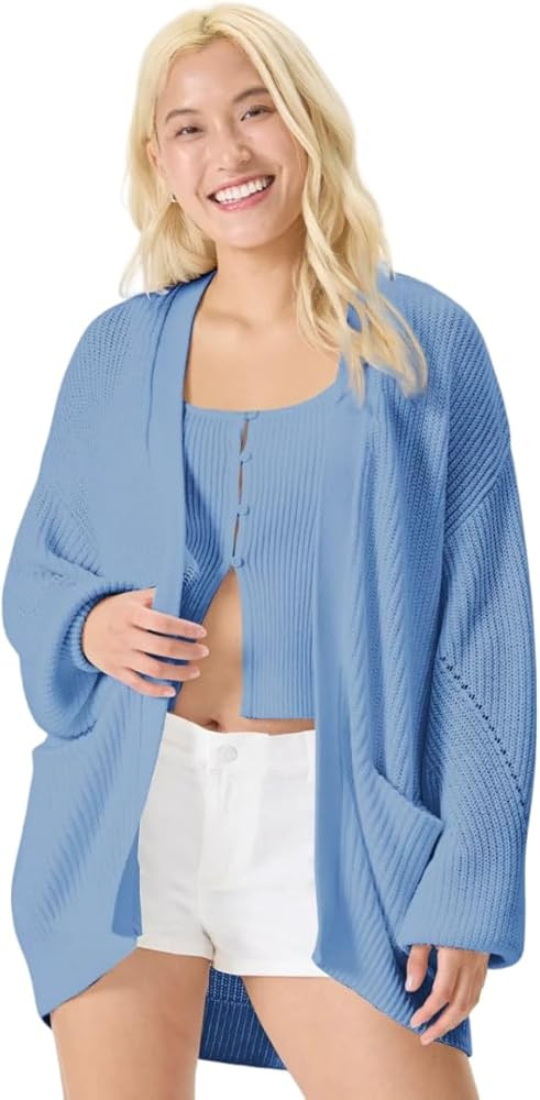 florence by mills Women's Bright Side Oversized Cardi | Amazon (US)