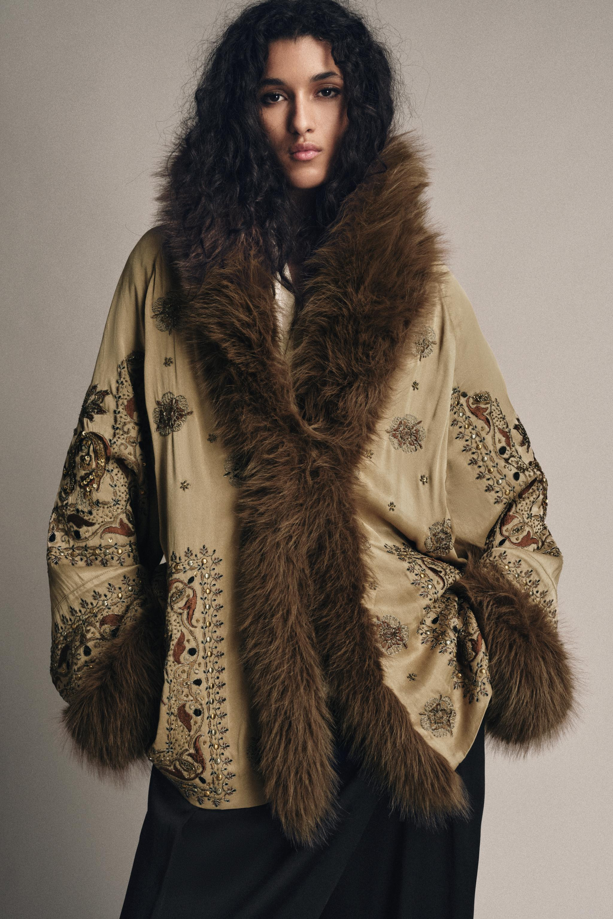 EMBROIDERED KIMONO ZW COLLECTION LIMITED EDITION | Zara US