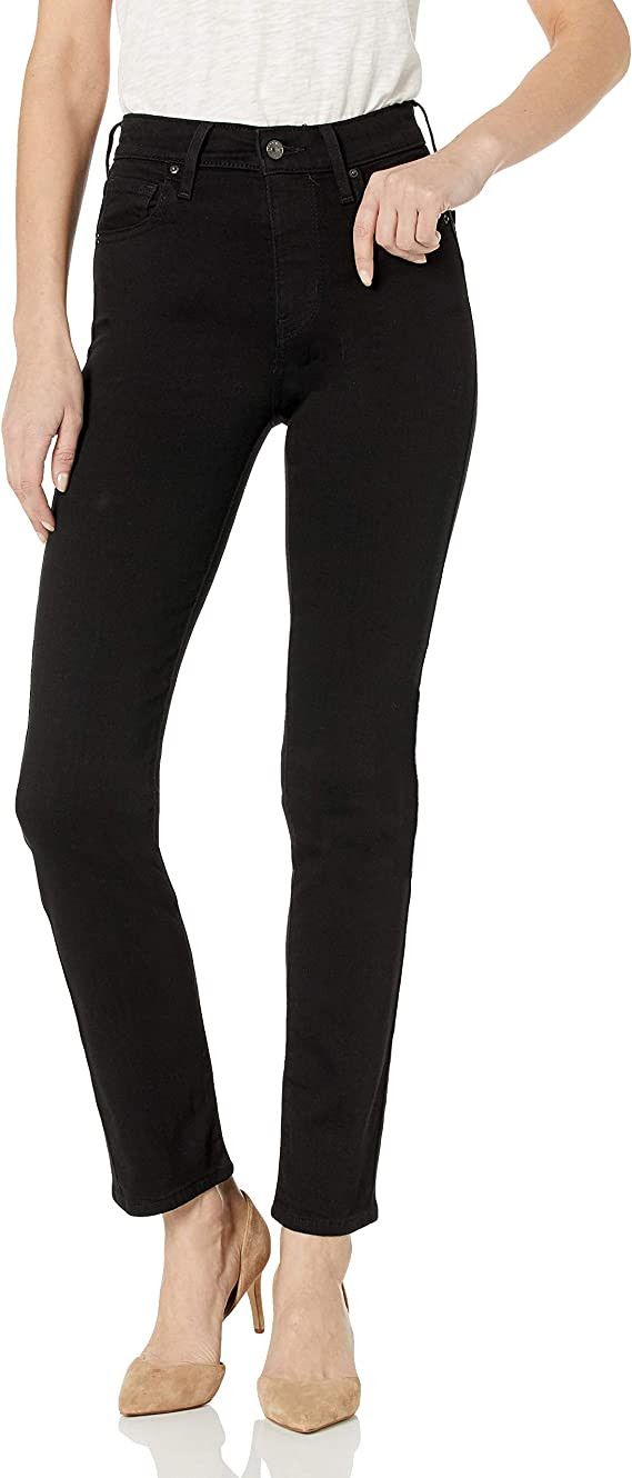 Levi's Women's 724 High Rise Straight Jeans | Amazon (US)