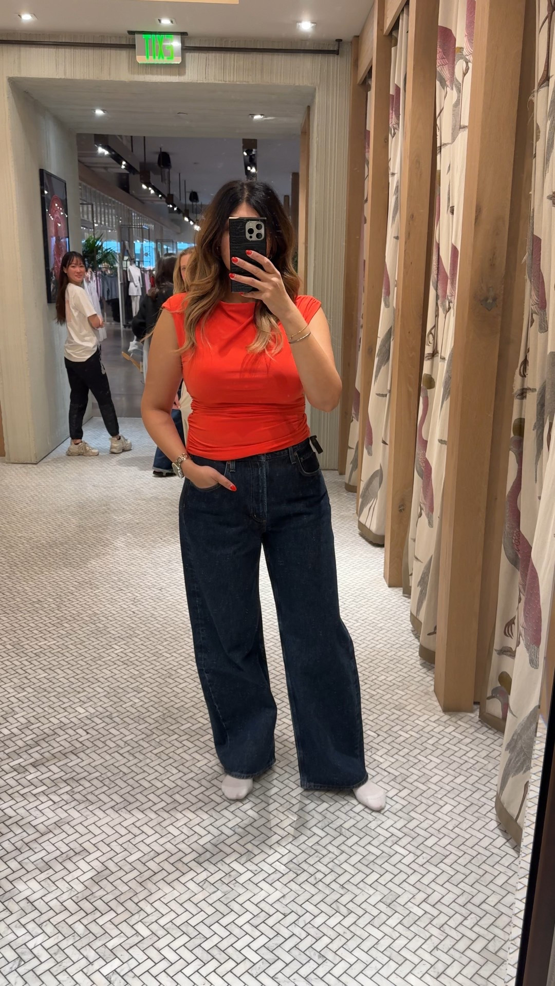 Went to aritzia to try on these jeans and top. Love the color too. The these jeans are so comfy too! Found these jeans from agolde on sale 

Summer outfit / casual outfits for summer 

#LTKSeasonal #LTKSaleAlert #LTKMidsize