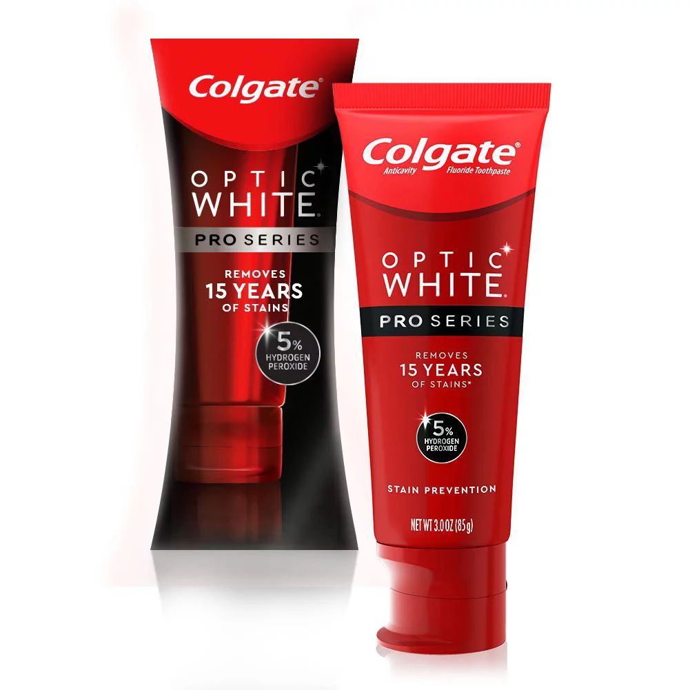 Colgate Optic White Pro Series Whitening Toothpaste with 5% Hydrogen Peroxide, Stain Prevention, ... | Walmart (US)
