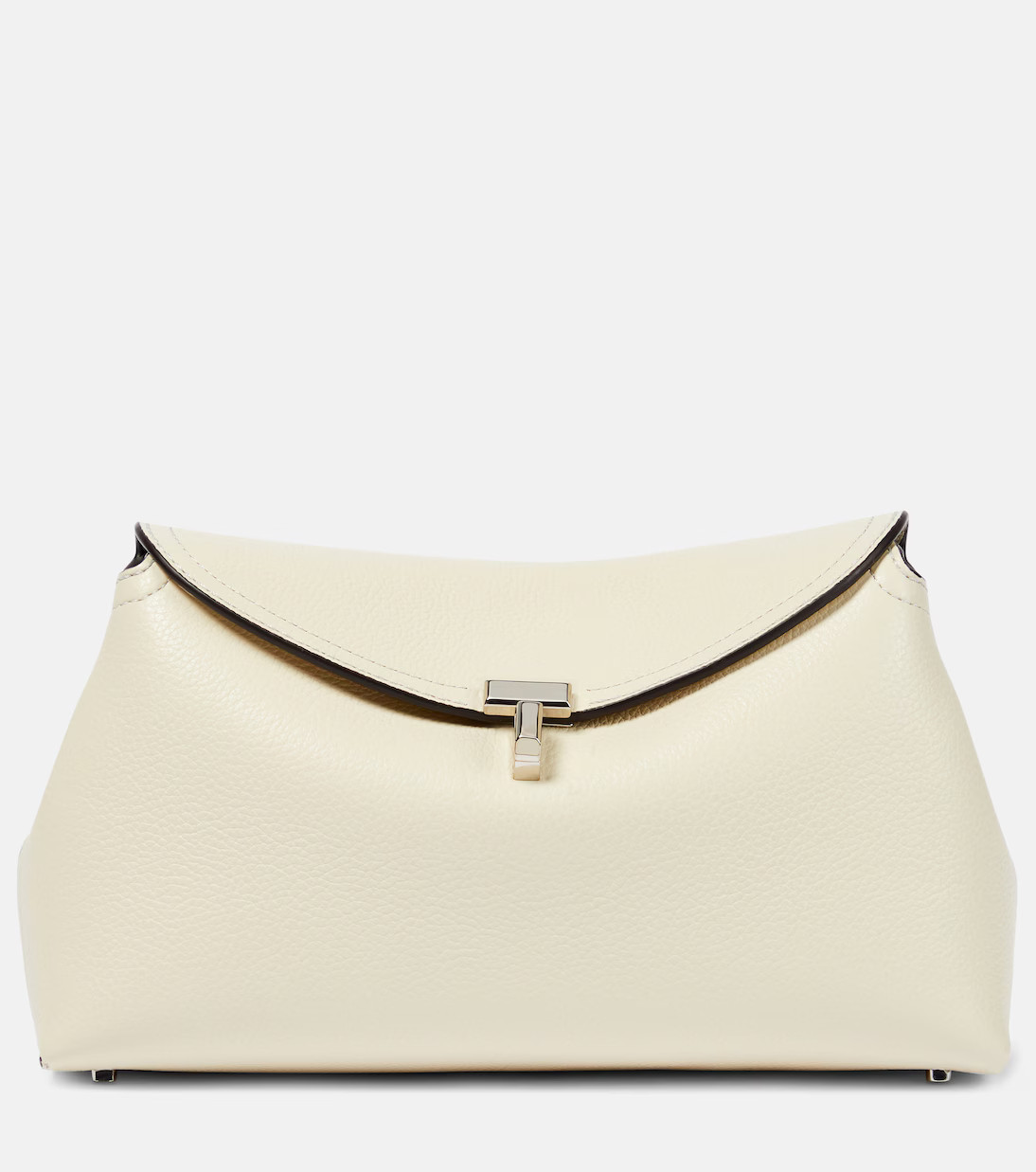 T-Lock leather clutch | Mytheresa (UK)