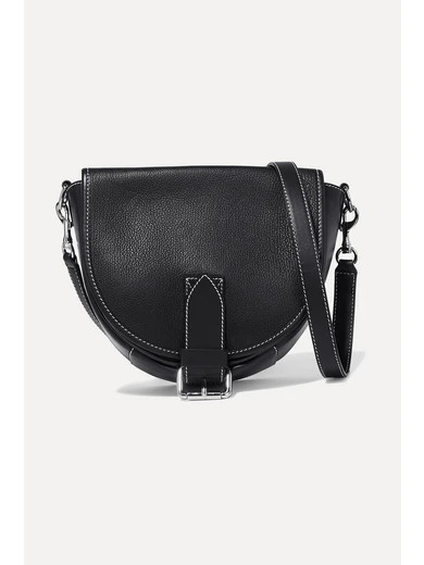 Bike small smooth and textured-leather shoulder bag | NET-A-PORTER (UK & EU)