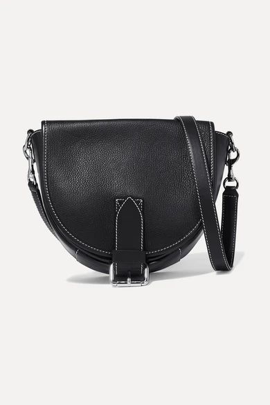 Bike small smooth and textured-leather shoulder bag | NET-A-PORTER (UK & EU)