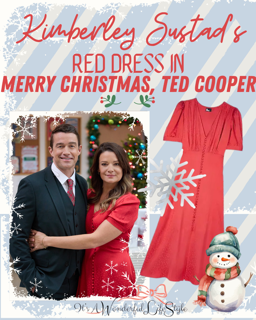 Get Kimberley's Red Dress seen in the New Holiday Movie...
"Merry Christmas, Ted Cooper"
 

 #LTKHoliday #LTKSeasonal #LTKStyleTip