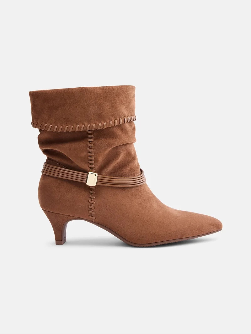 Scenario Women's Kitten Heel Short Boots | Walmart (US)