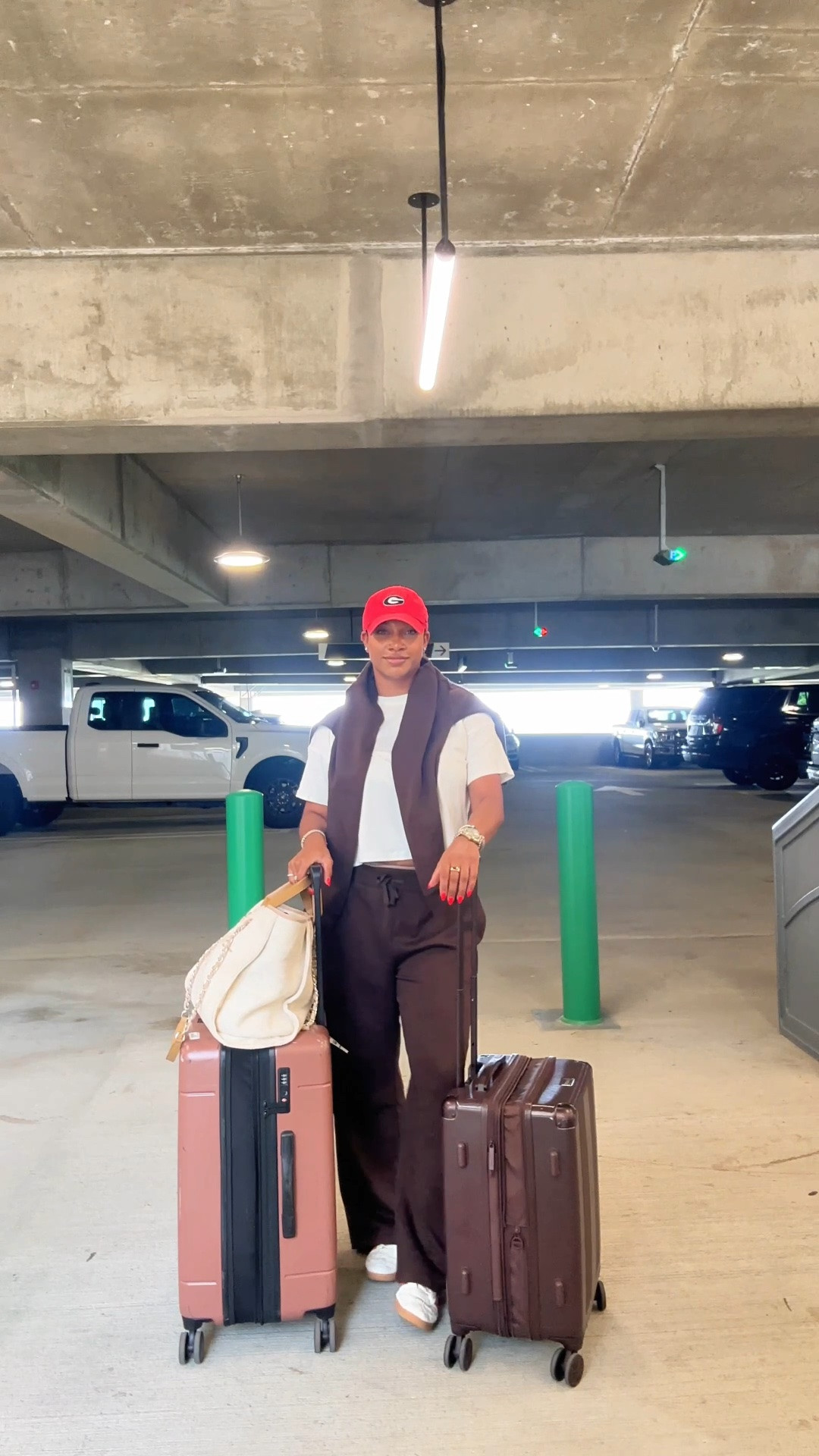 Travel day outfit  - the coziest set🤎✈️ @Walmart @walmartstyle
#WalmartPartner

#LTKootd #LTKTravel
