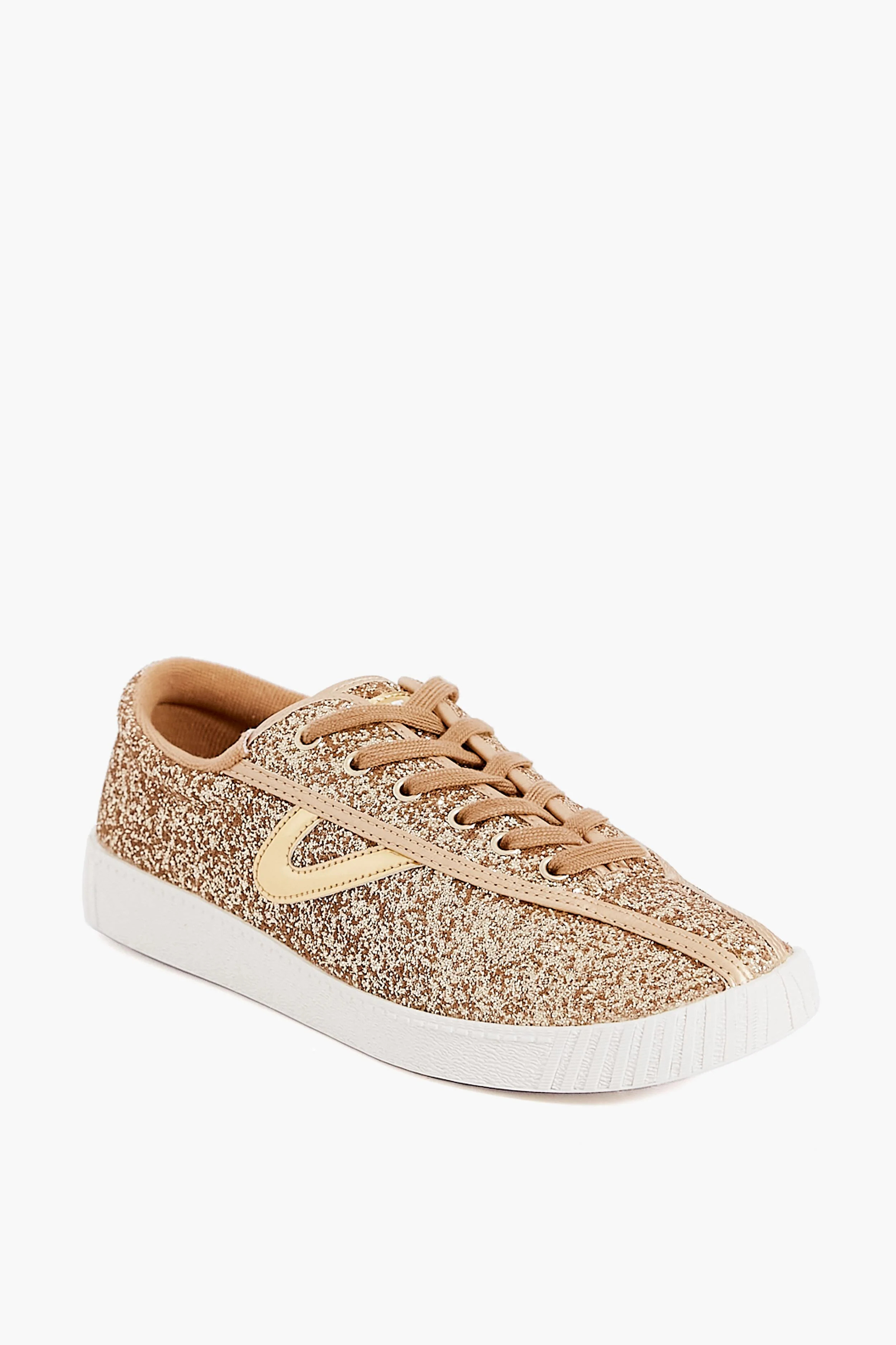 Gold Nylite Glitter Sneakers | Tuckernuck (US)