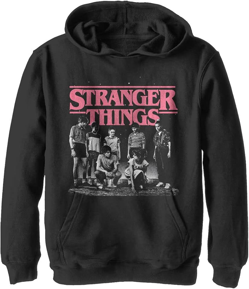 Netflix unisex-child Stranger Things Stranger Fade Youth Pullover Hoodie | Amazon (US)