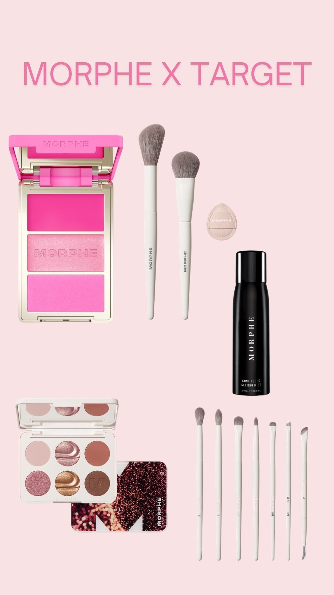 #ad Pro level glam that's actually accessible and affordable. From bold artistry to everyday natural looks, Morphe has products for every style. Which @morphebrushes products have you tried? Available now at @Target 
#ad #targetpartner #target #morphepartner #morphetarget #morphe

#LTKspring 

#LTKgrwm #LTKBeauty