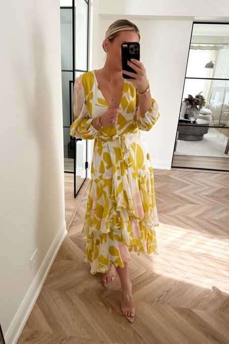 Formal spring dress. I’m in a 4. 

Yellow dress. Spring dress. Formal dress. 

#LTKSeasonal #LTKstyletip #LTKbeauty