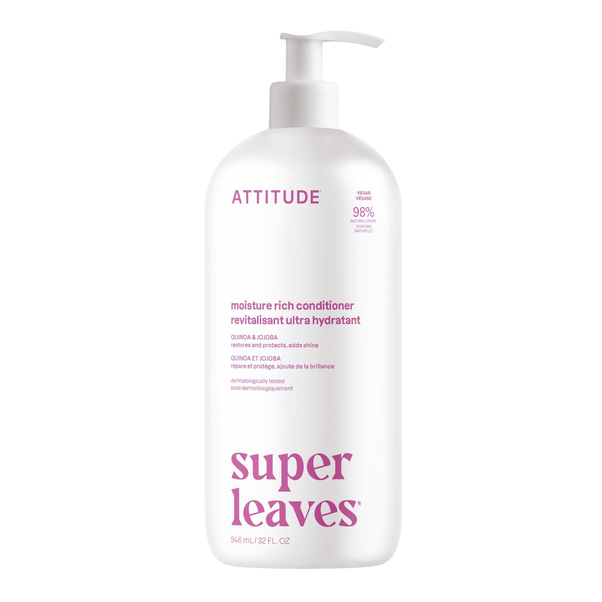 ATTITUDE Moisture Rich Hair Conditioner, For Dry and Damaged Hair, Naturally Derived Ingredients,... | Amazon (US)
