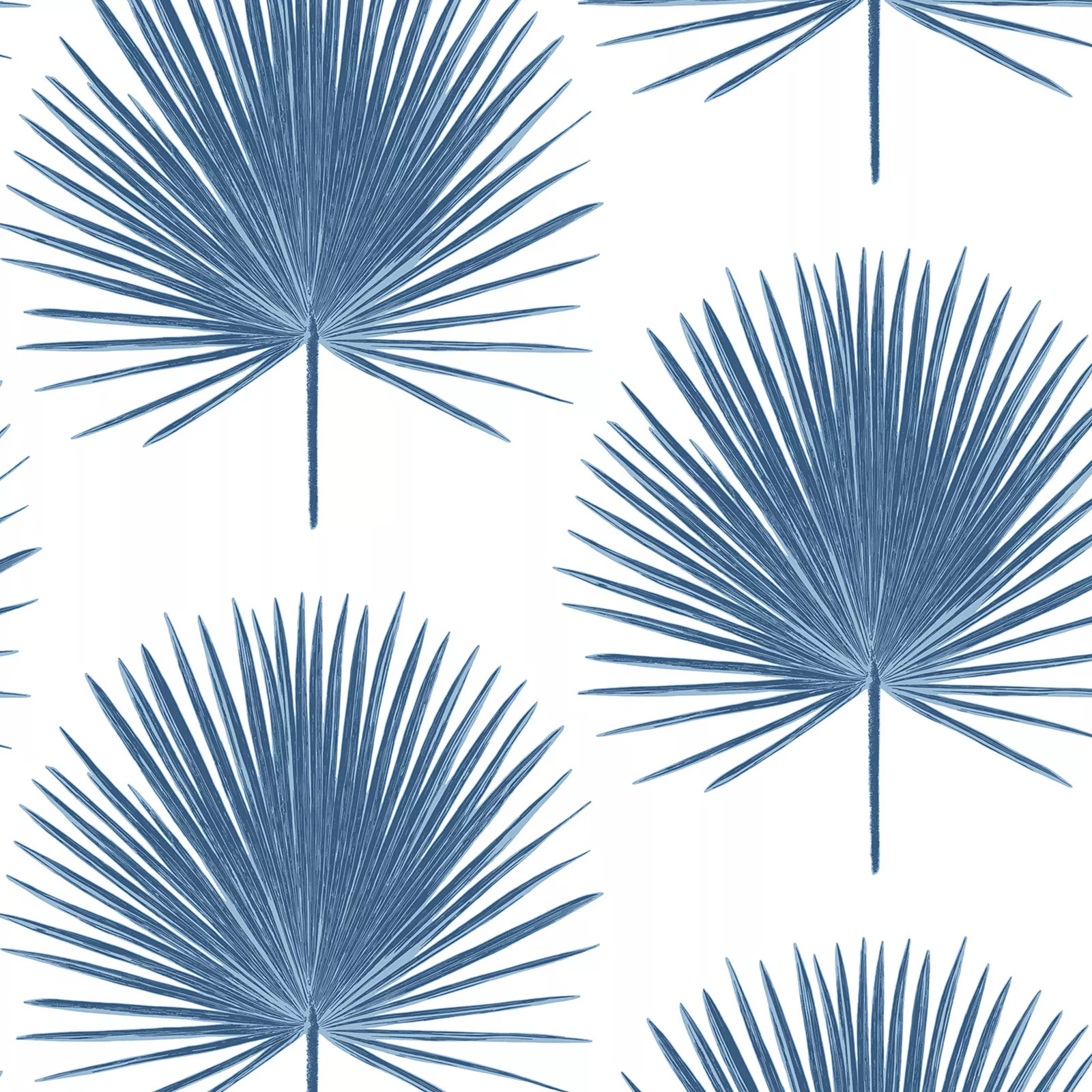 NextWall Palmetto Palm Peel & Stick Wallpaper, Coastal Blue | Kohl's