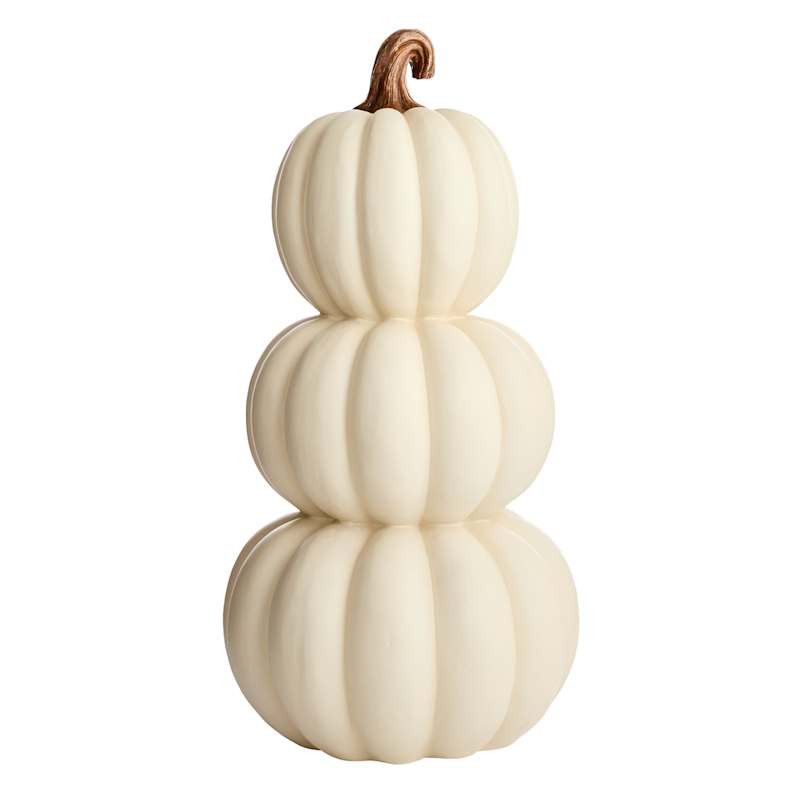 White Pumpkin Stack, 32" | At Home