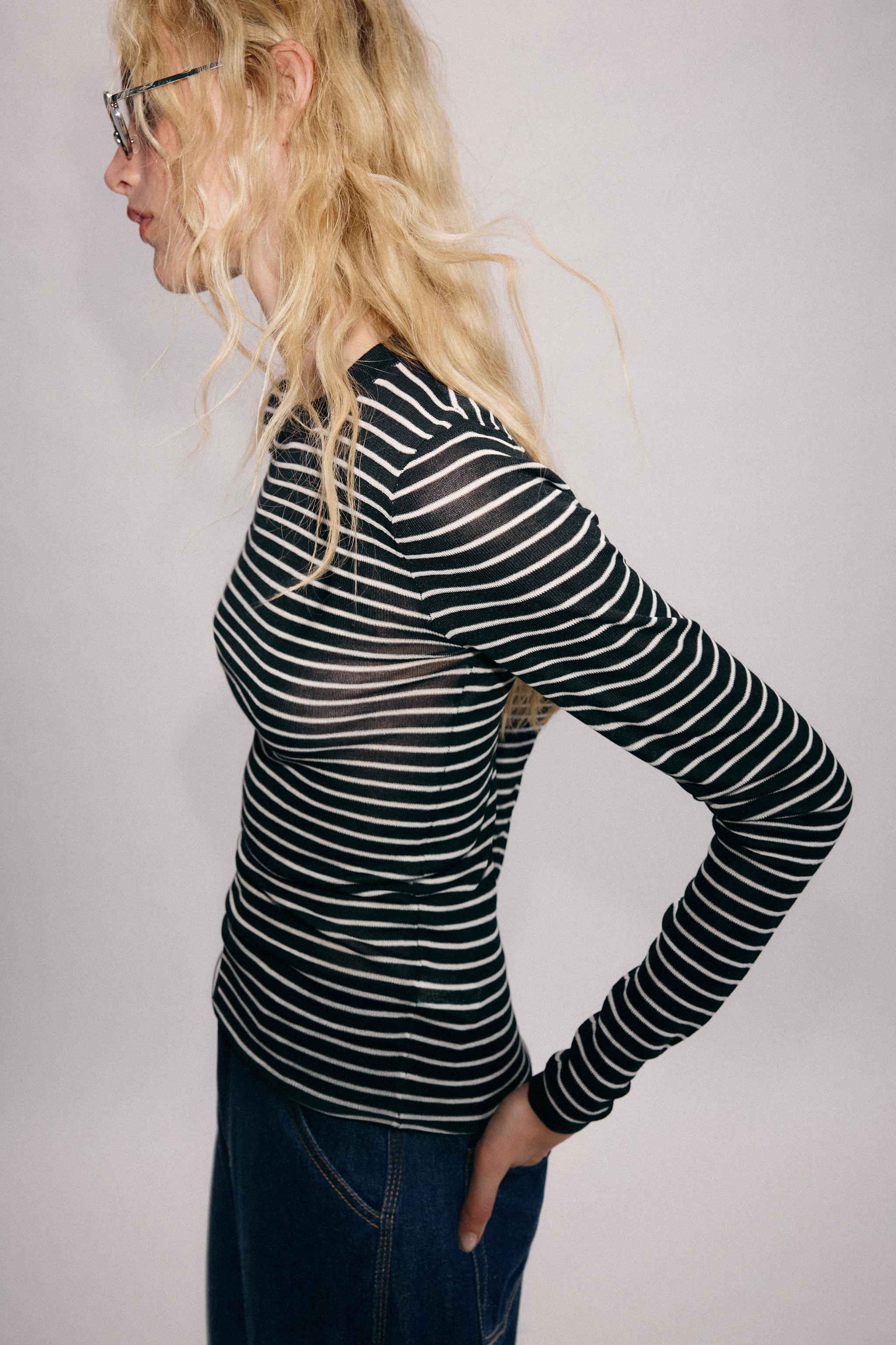 STRIPED KNIT JUMPER | Zara AU