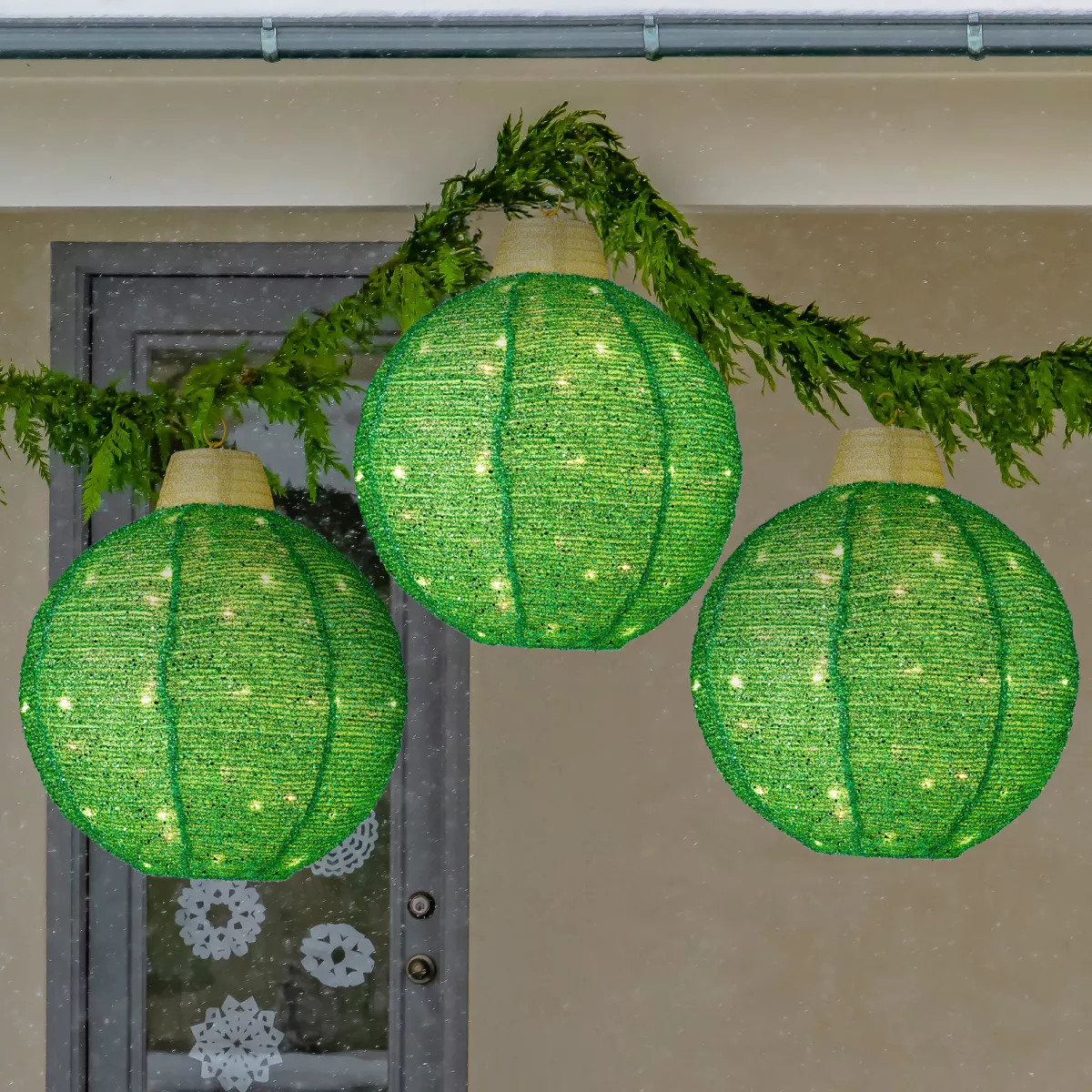 Best Choice Products 3-Piece Hanging Pop-Up Outdoor Christmas Ornaments, LED Lights, 8 Light Func... | Target