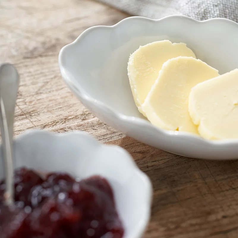 Portobello Scalloped Serving Bowls - Set Of 2 | The White Company (UK)