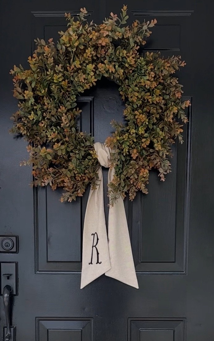 Fall wreath + monogrammed wreath sash 😍

This wreath is a 10/10 for quality at a great price!! Add a custom wreath sash to give it an extra luxe flair ✨

#LTKHome