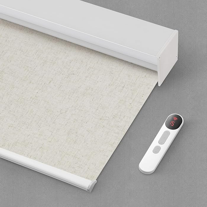 Bringnox Motorized Blinds with Remote,100% Blackout Smart Roller Blinds Compatible with Apple Hom... | Amazon (US)