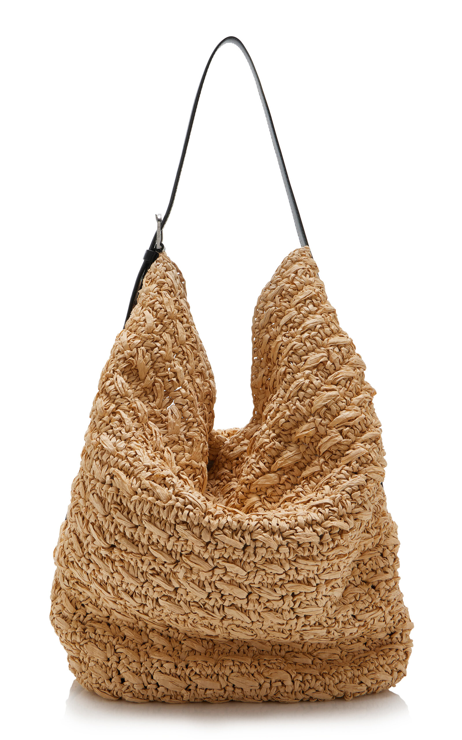 Belted Raffia Tote | Moda Operandi (Global)