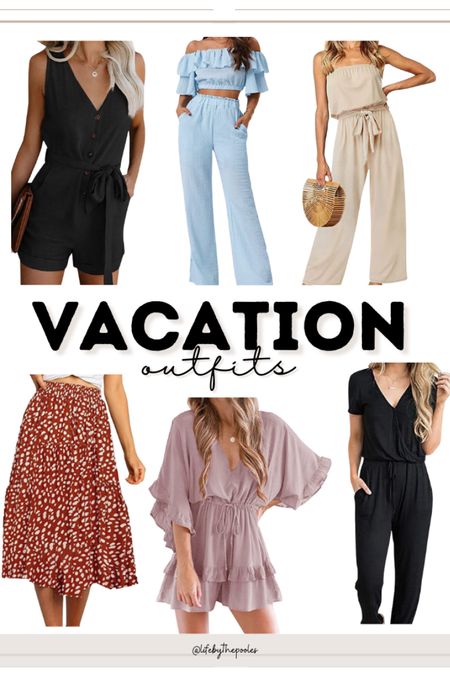 Vacation outfit ideas 

Vacation outfits, summer vacation, spring break, travel outfits, romper, jumpsuits, beach outfits, vacation clothes, amazon fashion, amazon style, amazon fashion finds, vacation dress, spring fashion, spring apparel, spring style, spring break clothes 

#LTKunder50 #LTKtravel #LTKstyletip