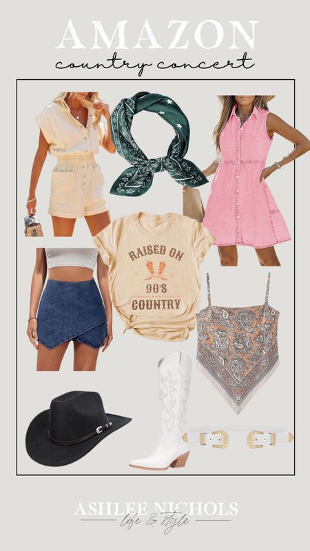 Country looks from Amazon 
Country concert 