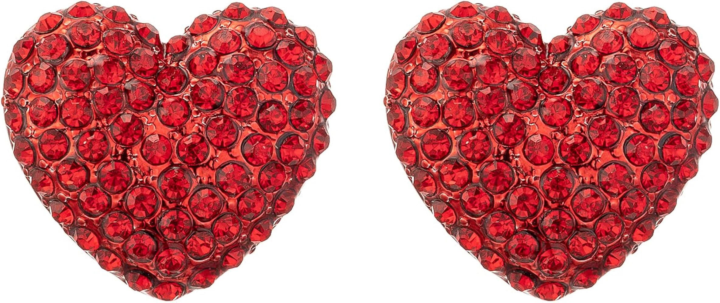 Valentines Day Earrings, Valentines Day Gifts for Her, Girlfriend, Wife, Big Red Heart Stud Earri... | Amazon (US)