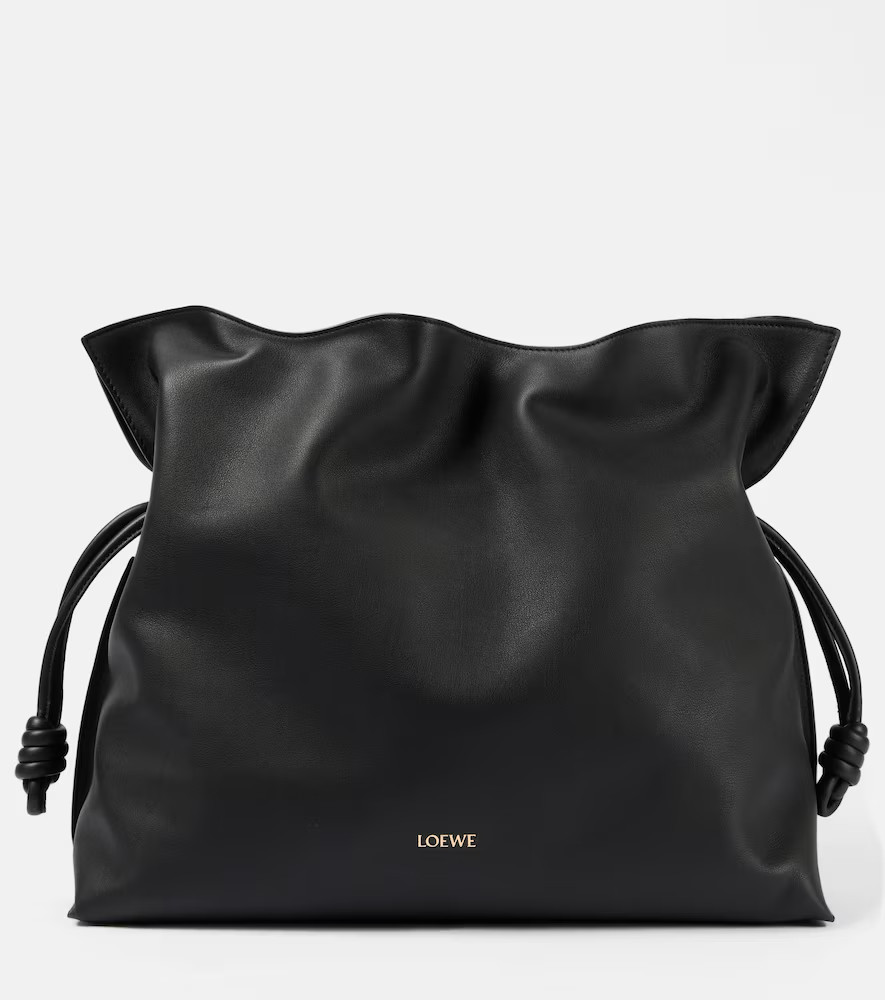 Loewe Flamenco XL leather clutch | Mytheresa (US/CA)