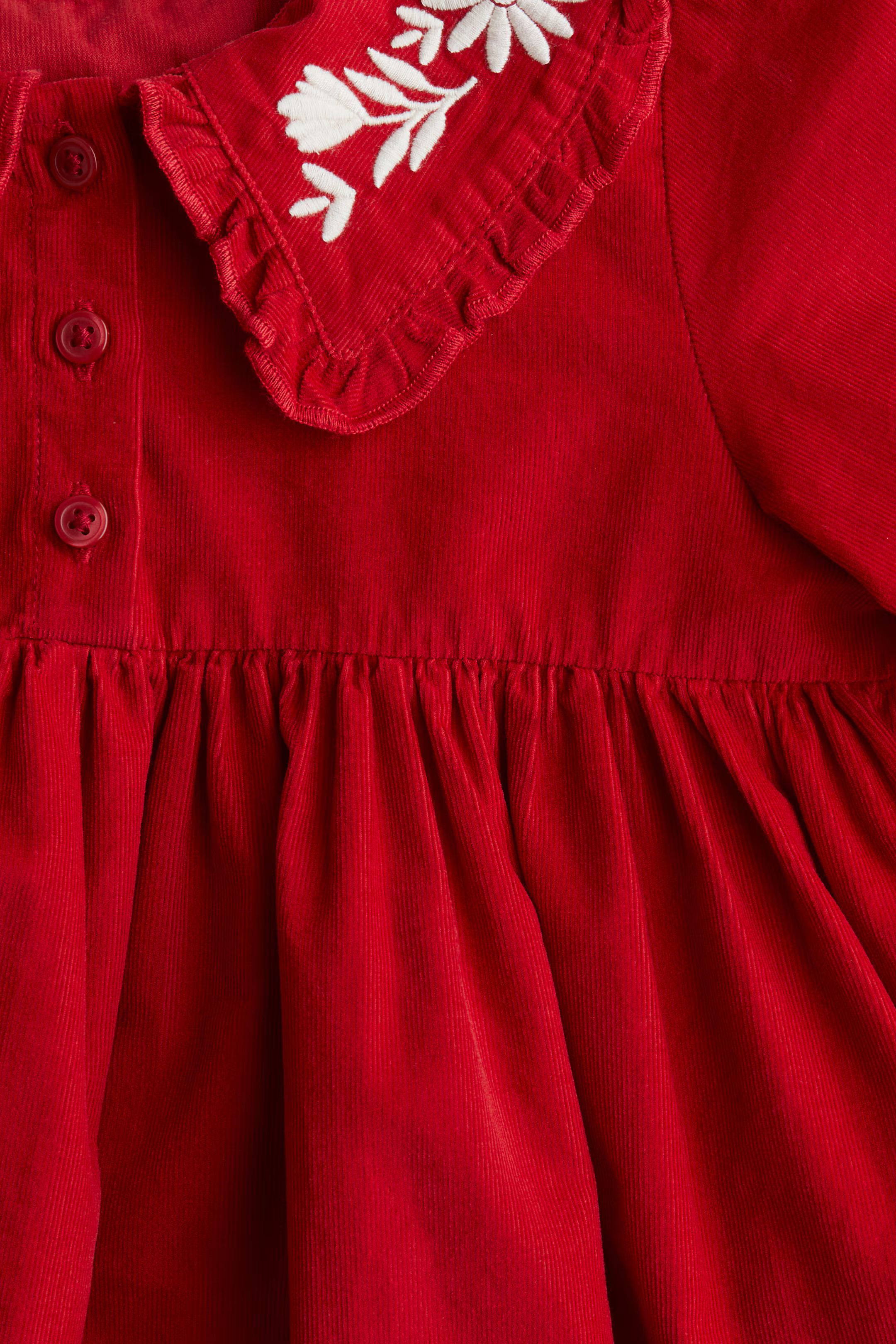 Corduroy Dress - Red - Kids | H&M US | H&M (US + CA)
