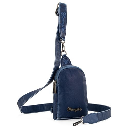 Wrangler Crossbody Sling Bags for Women Small Cross Body Fanny Pack Chest Bag,WG87-824JN | Amazon (US)