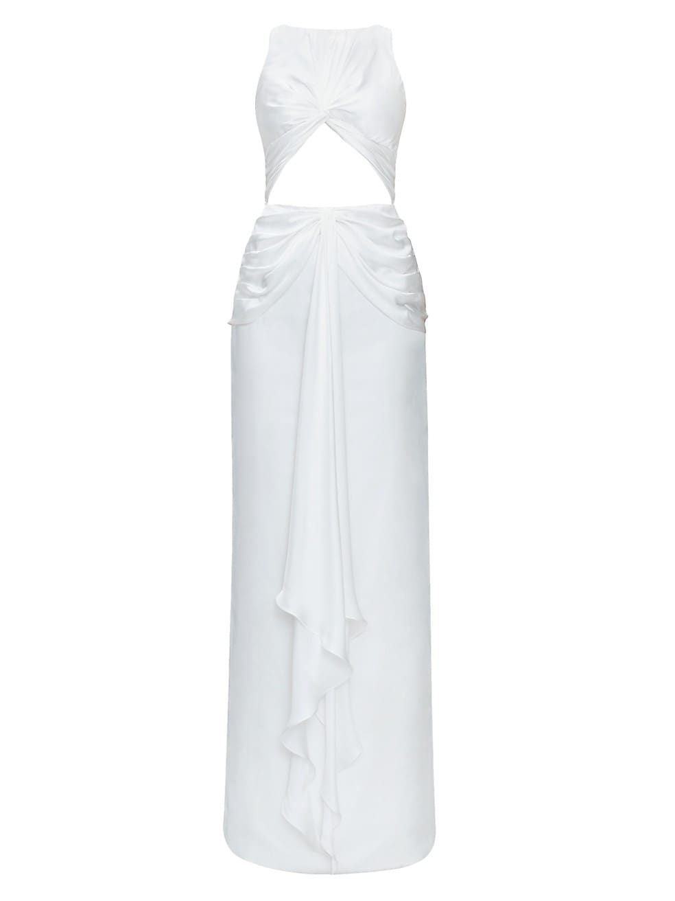 Andrea Iyamah Sia Ruched Cut-Out Maxi Dress | Saks Fifth Avenue