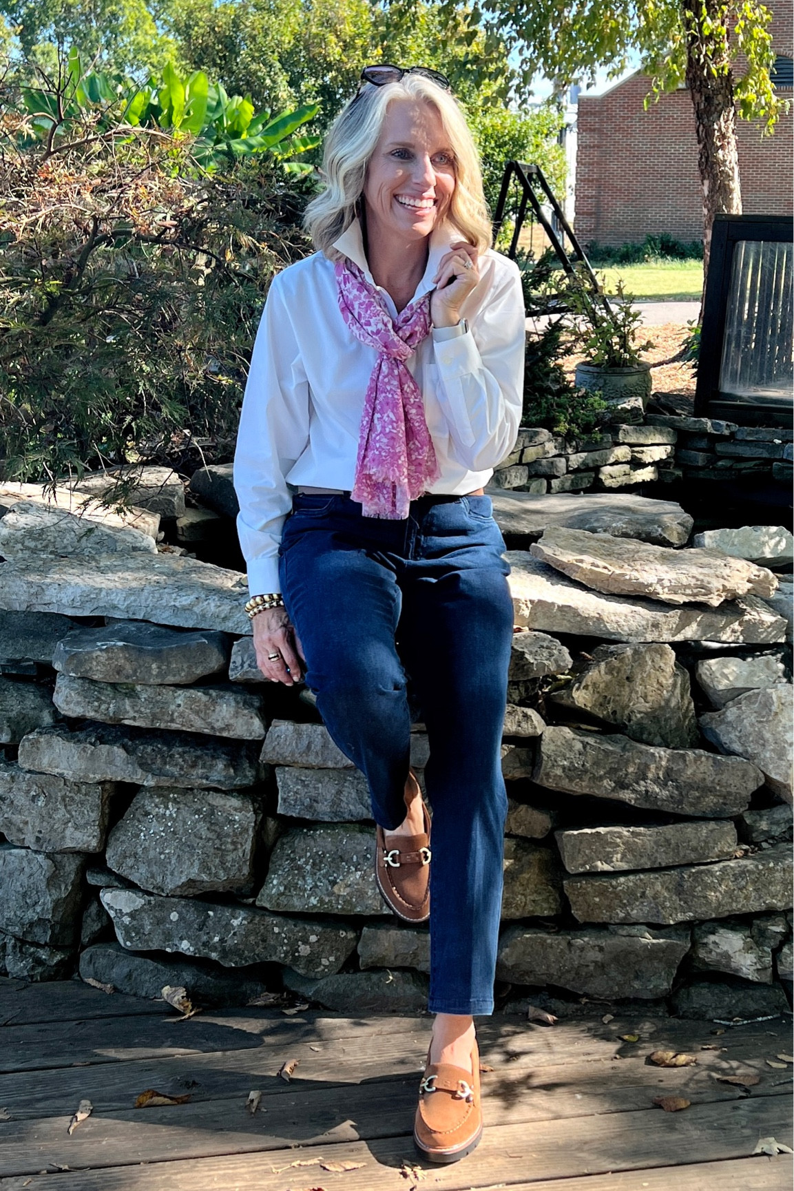 Every October is Breast Cancer Awareness month and a time to remind us as women to put our health first. Do breast self exams and schedule your mammogram if you haven’t already had one this year. 

I’m partnering with @Appleseeds to share this beautiful scarf. For each Breast Cancer Awareness Scarf sold between September 6, 2023 to October 31, 2023, Appleseed’s will donate $10, up to a $10,000 maximum donation, to the American Cancer Society 

#LTKover40 #LTKstyletip