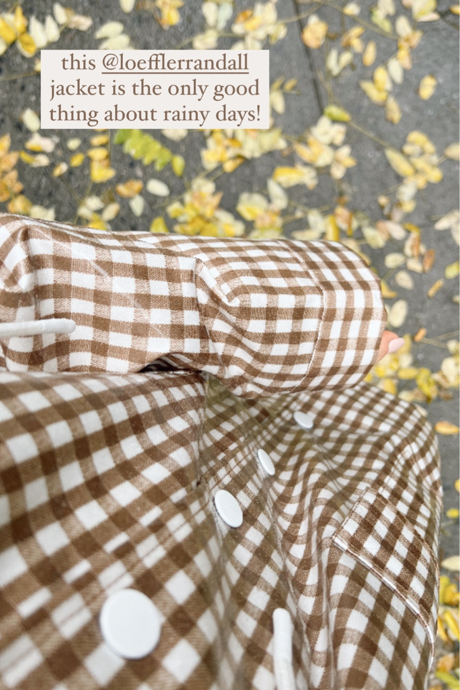 Love this Loeffler Randall rain jacket! Water beads right off. On sale too! 🌧️

#LTKGiftGuide #LTKtravel #LTKSeasonal