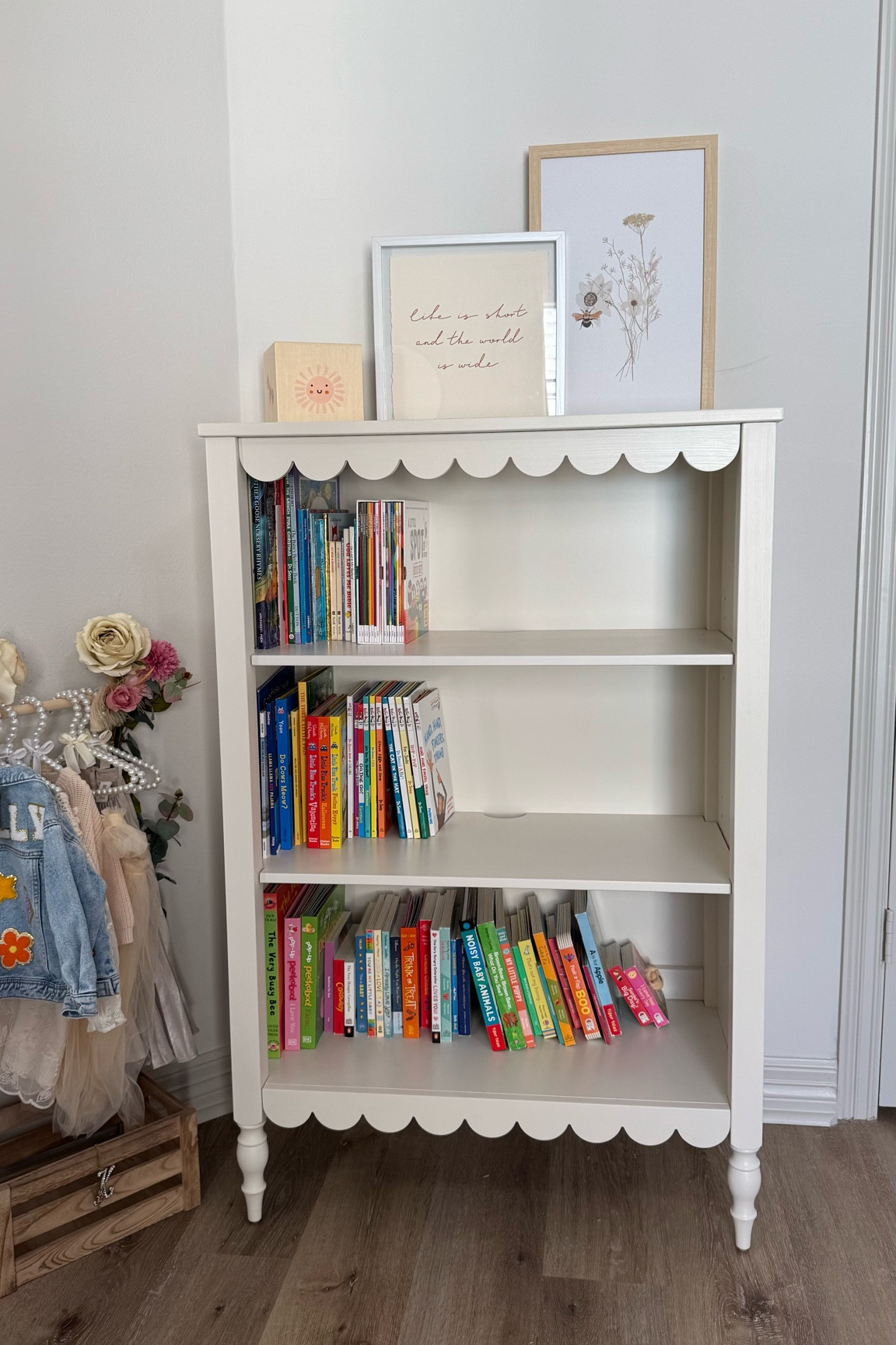 Toddler / nursery bookshelf for our baby girl! 

#LTKBaby #LTKHome