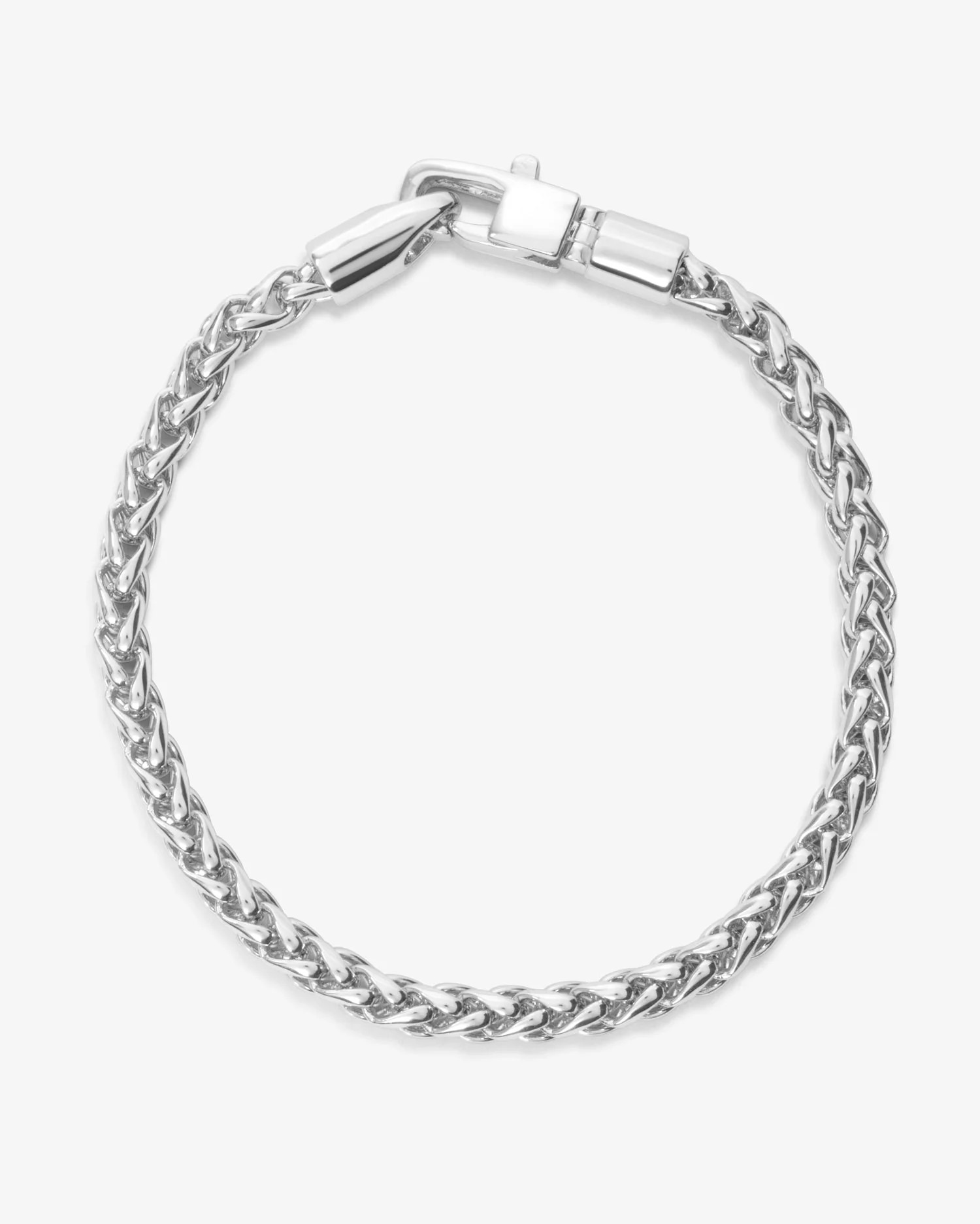 Harper Franco Chain Bracelet - Silver | Melinda Maria Jewelry