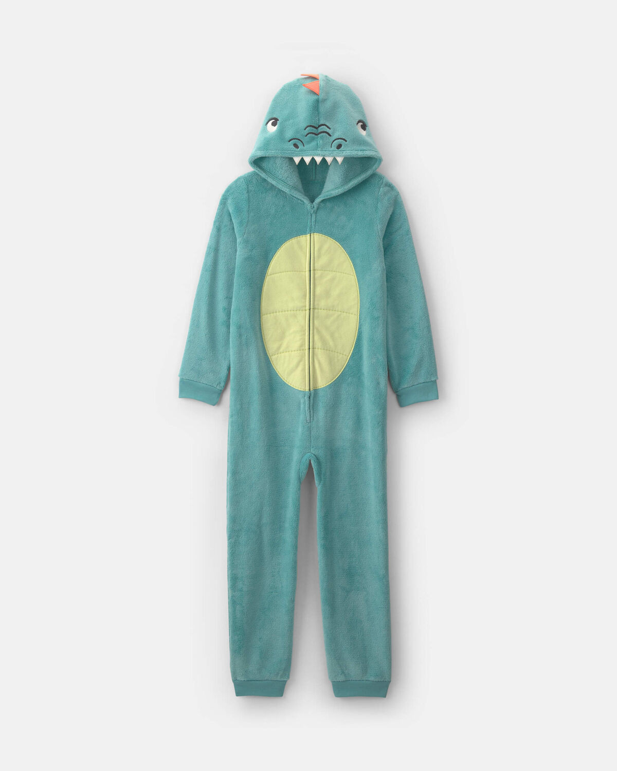 Boys 1-Piece Dinosaur Halloween Fleece Pajama Costume - Green | Carter's Inc