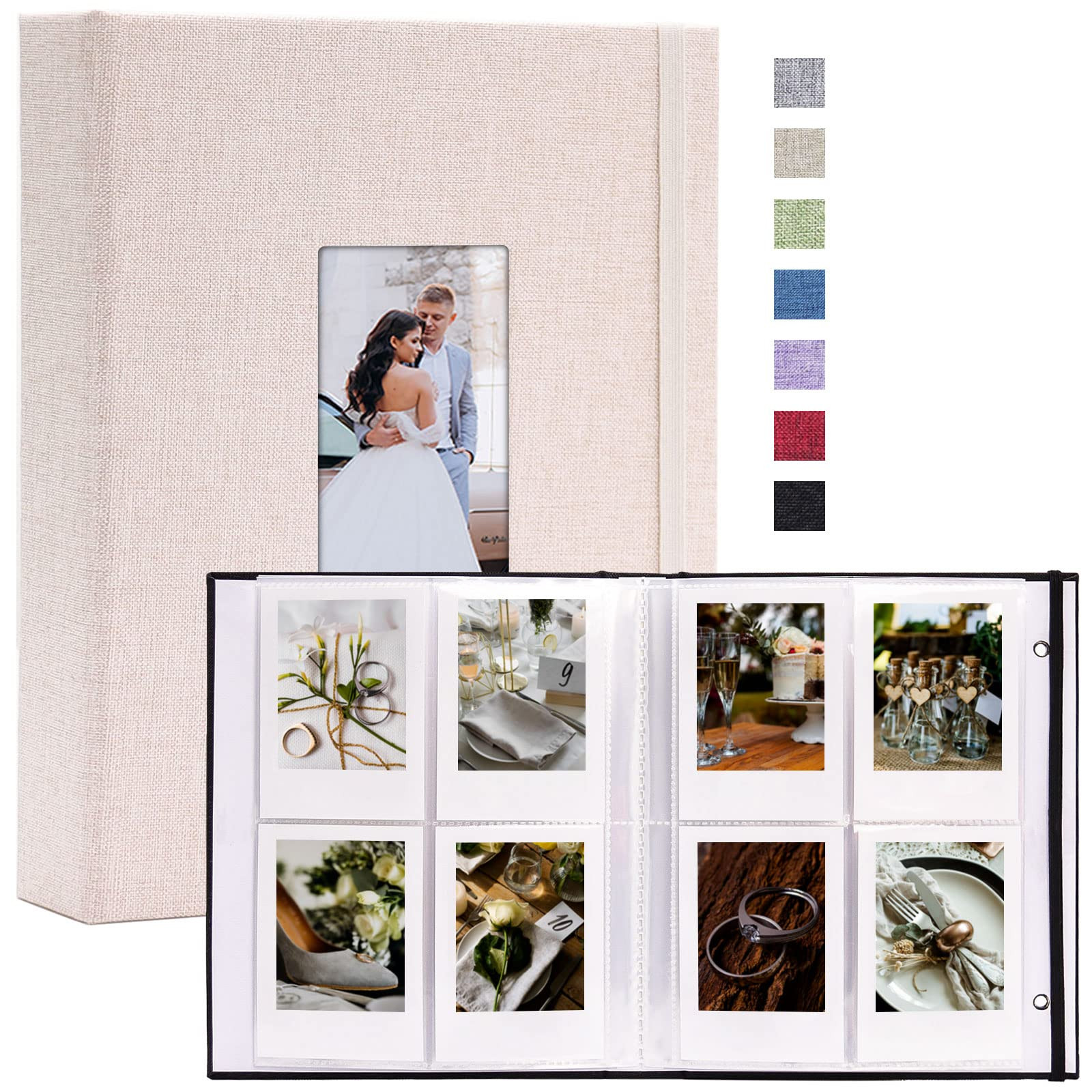 Vienrose Mini Polaroid Photo Album Book 208 Pocket 2x3 Inch Pictures for Fujifilm Instax Mini 7s ... | Amazon (US)