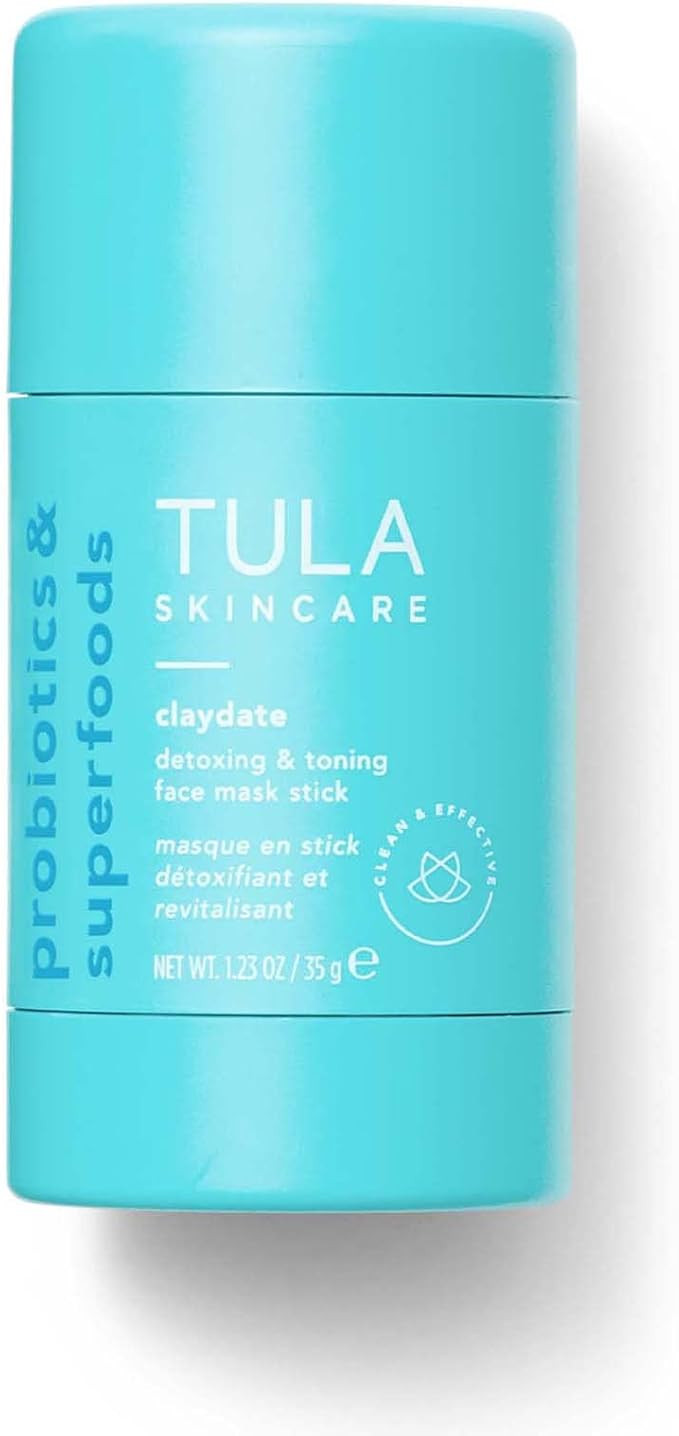 TULA Probiotic Skin Care Claydate Detoxing & Toning Face Mask Stick | Detoxing & Toning Face Mask... | Amazon (US)
