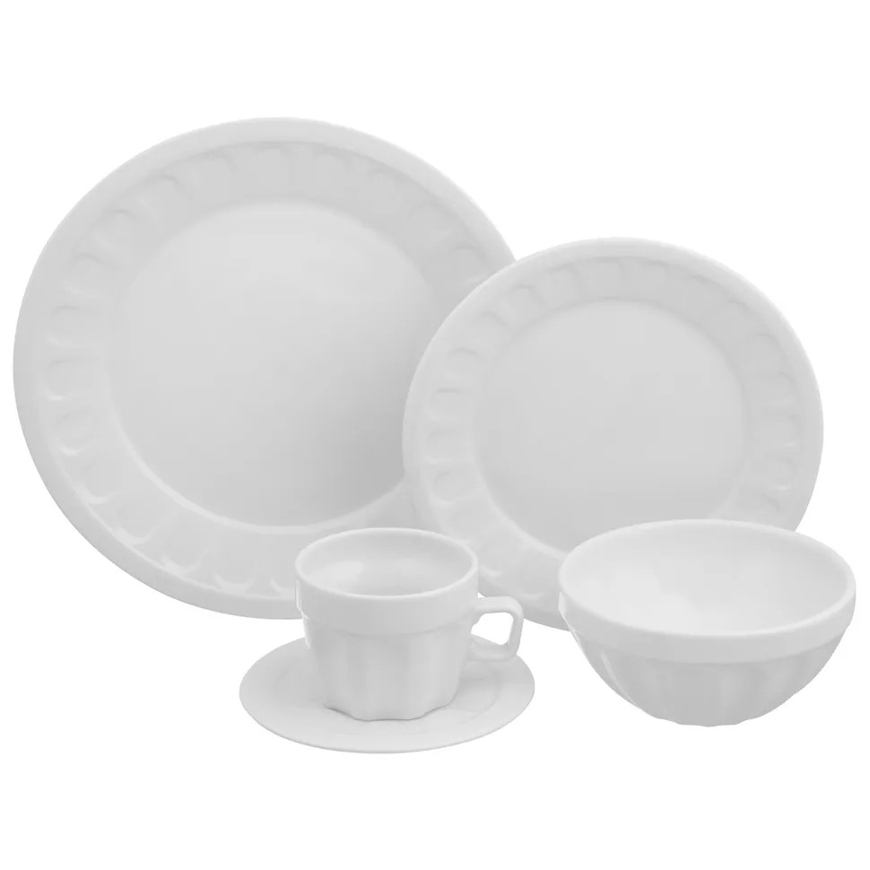 APARELHO DE JANTAR 20 PEÇAS PINGADA - Tok&Stok | Tok & Stok BR