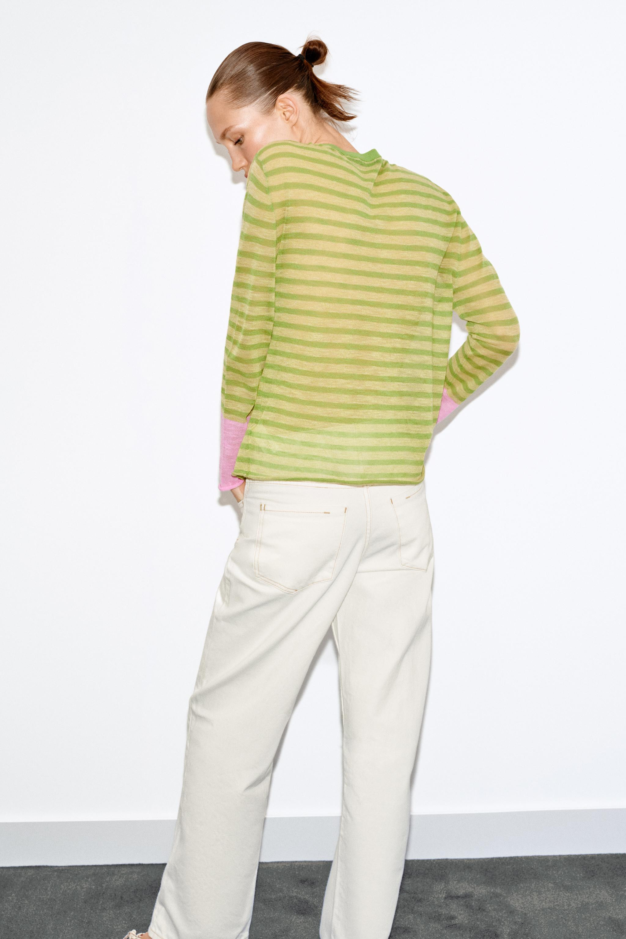 STRIPED KNIT JUMPER | Zara US