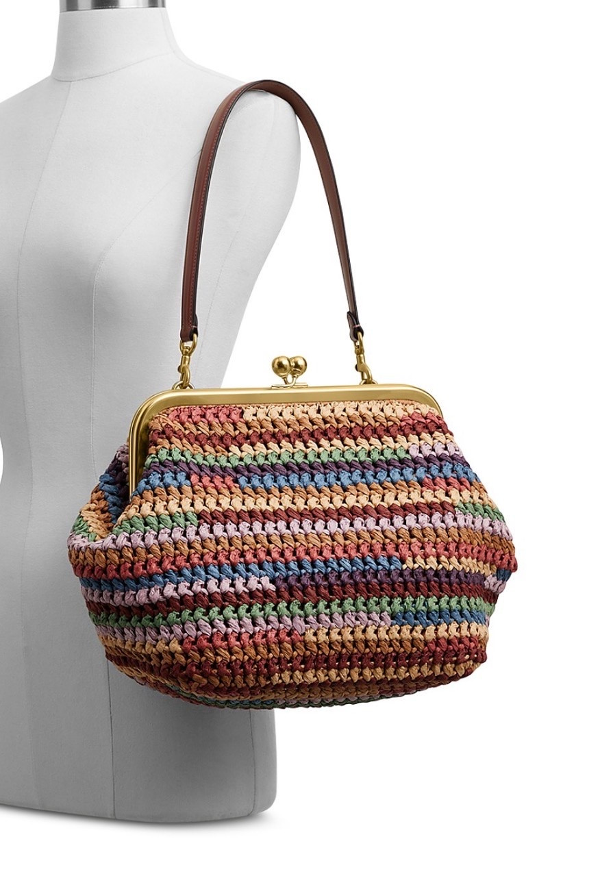 Coach Kisslock 27 Frame Shoulder Raffia Bag in Multi

#LTKootd #LTKTravel #LTKWorkwear