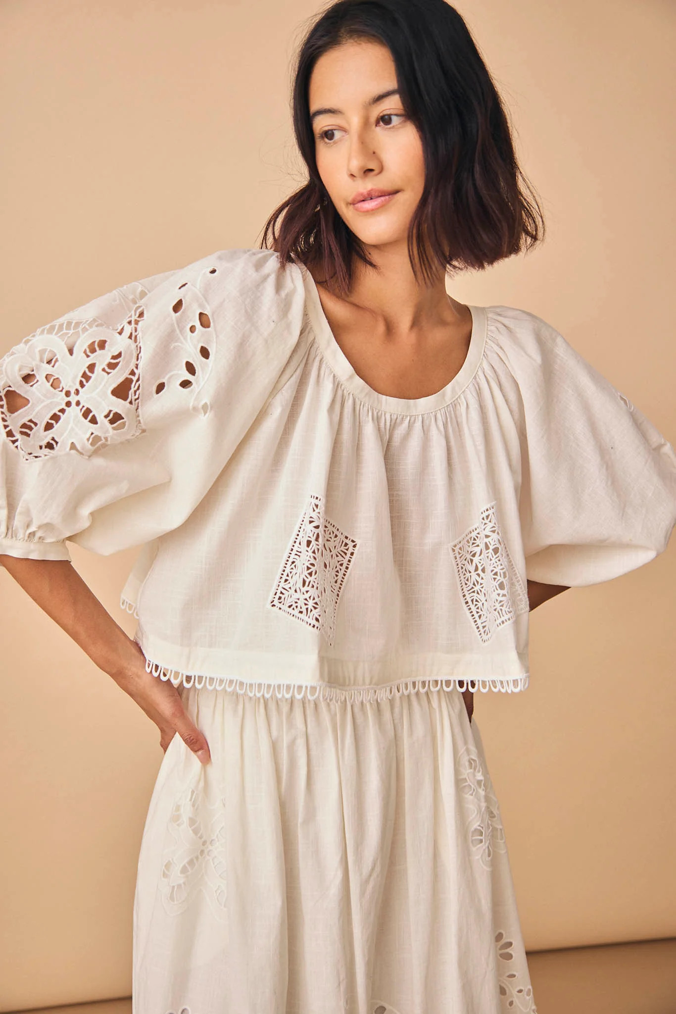Daisy Blouse | Eyelet Top | Hunter Bell | Hunter Bell