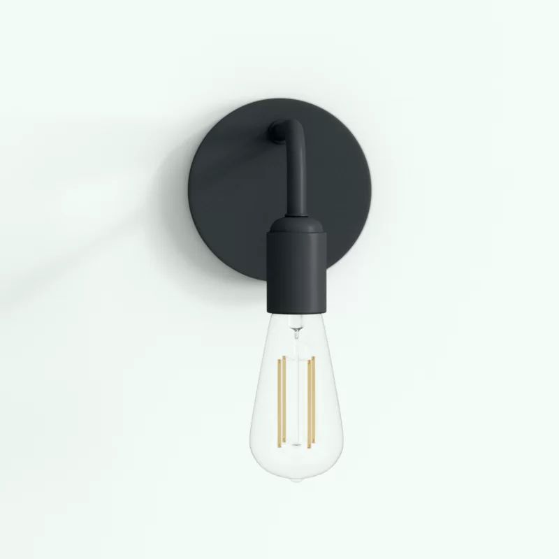 Dorsey 1 - Light LED Dimmable Plug-in Armed Sconce | Wayfair Professional