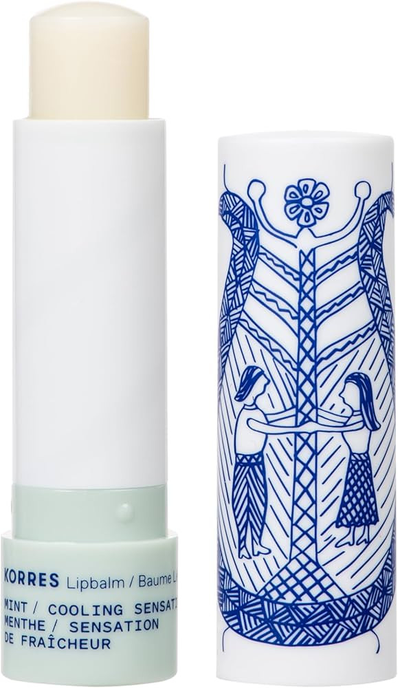 KORRES Balsam Lip Butter Stick Clear Mint, Moisturizing Balm with Greek Hypericum Oil, Nourishing... | Amazon (US)