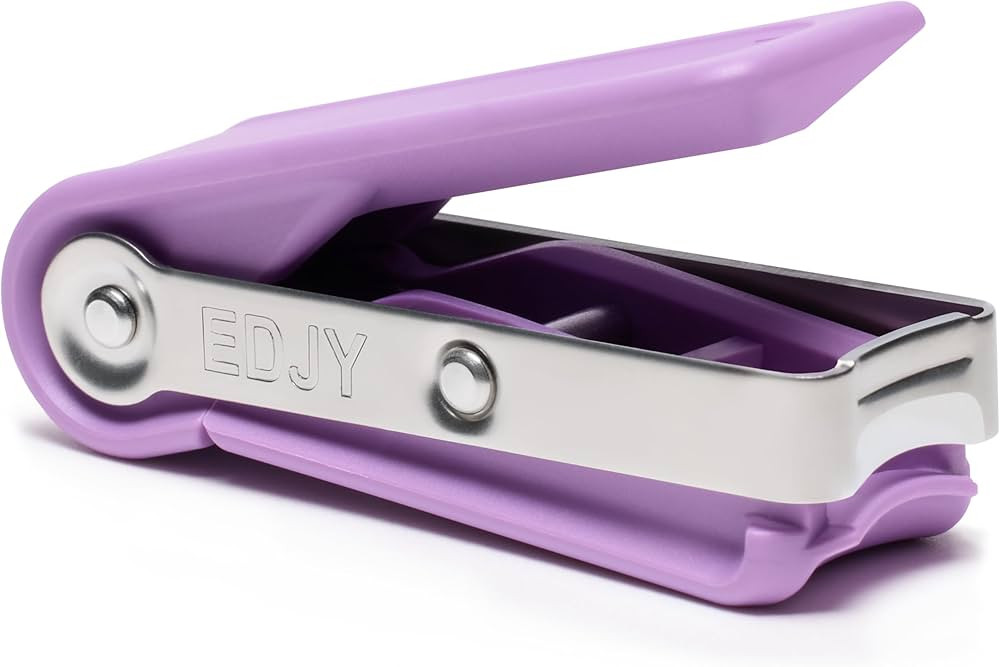 EDJY Fingernail Cutter - Precision Stainless Steel Nail Cutter for Fingernails | Sharp Blade, Erg... | Amazon (US)