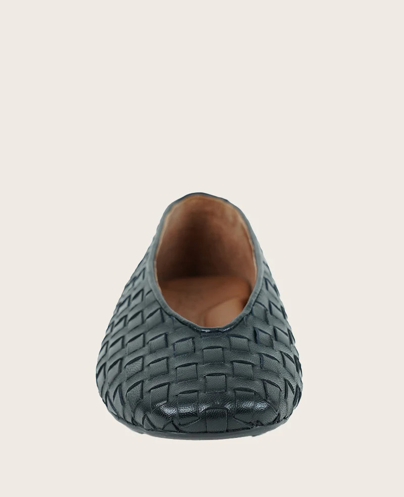 GENTLE SOULS - Willow Leather Woven Ballet Flat | Kenneth Cole