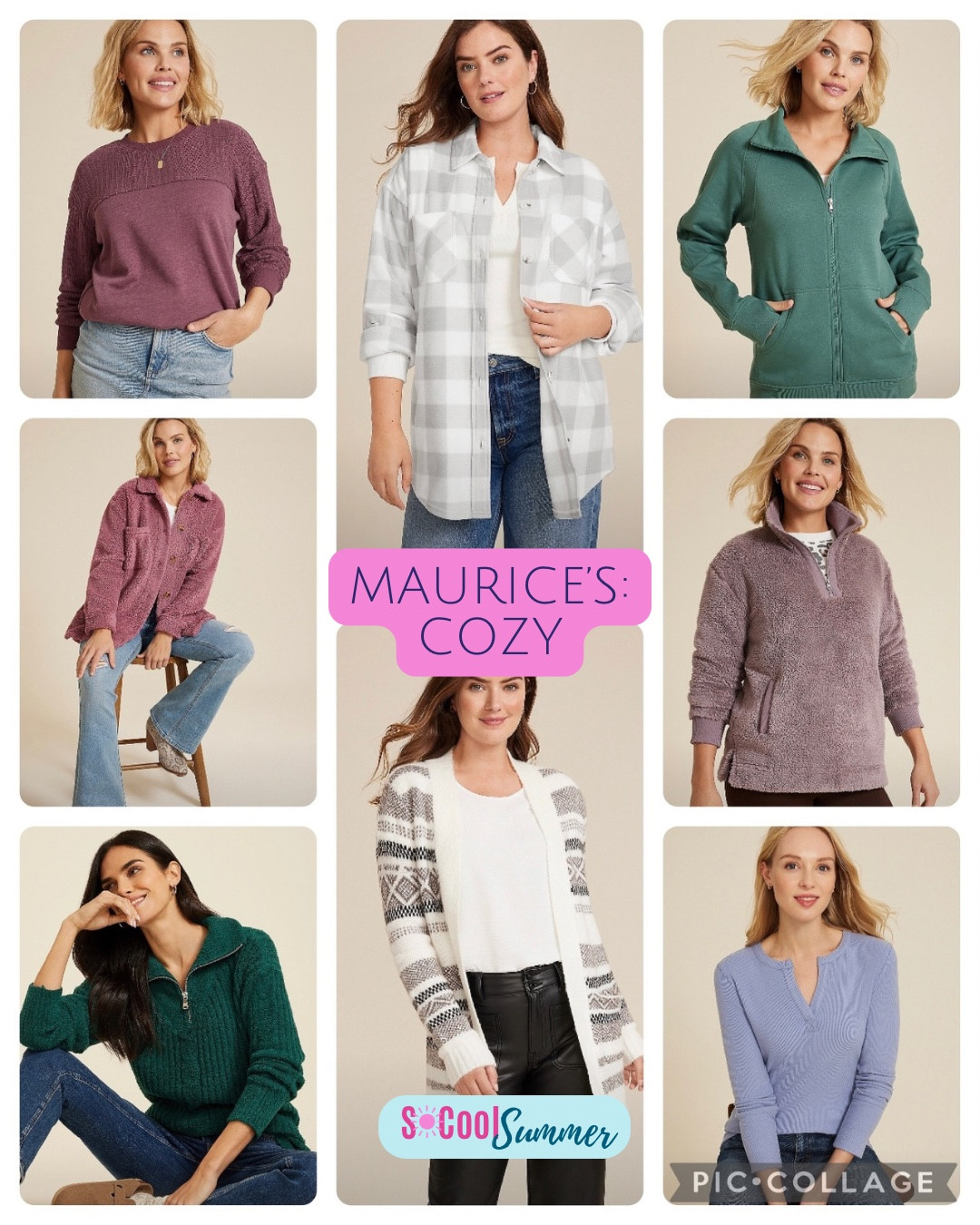 Cozy, comfy picks from Maurice’s for summers.

#hocsummer #coolsummer #lightsummer #truesummer #softsummer #pastelsummer #darksummer #brownsummer #sweetpeasummer #summerpalette #summerfinds

#LTKHoliday #LTKSeasonal #LTKCyberWeek